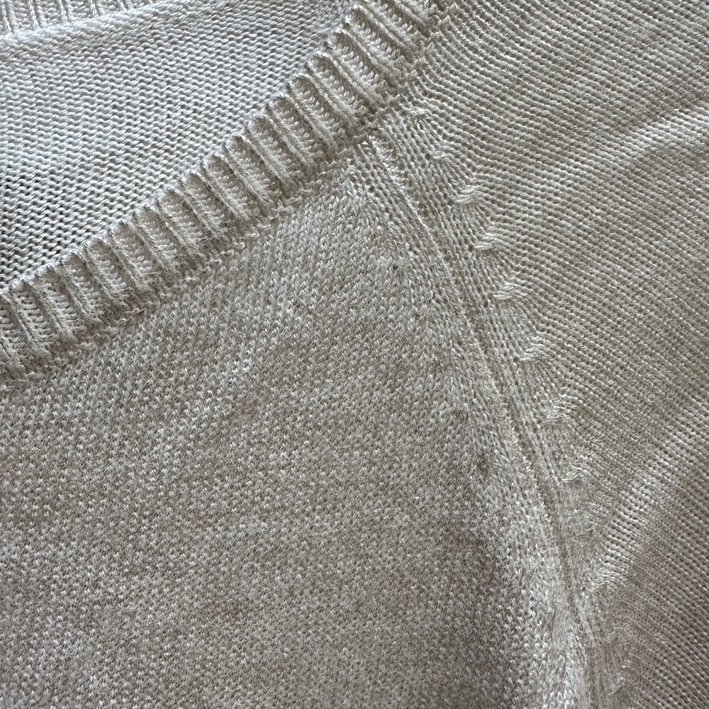 Zara Light Gold Knit Top